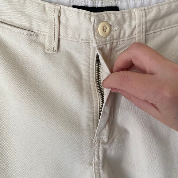 VANS Men's 32R White Ivory Chino Shorts Classic Skater Surfer Cotton Minimalist - Picture 11 of 11